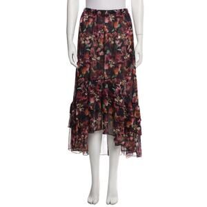 Misa Los Angeles Maxi Floral Tiered Skirt